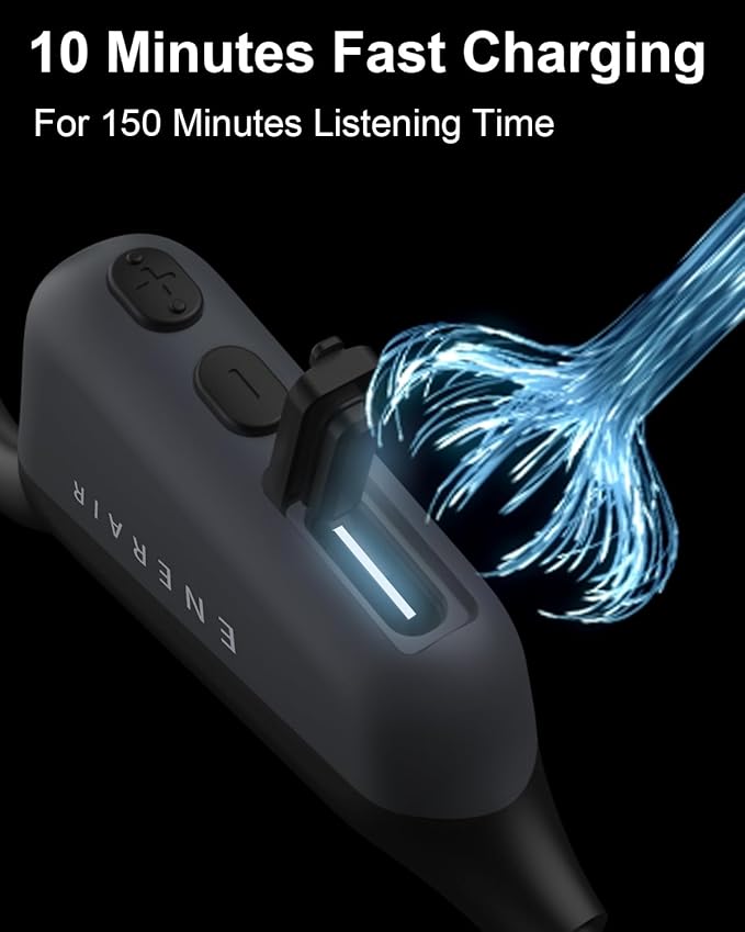Bone Conduction Headphones, IPX6 Waterproof Open Ear Headphones 14H Playtime Bluetooth 5.3 Wireless Headset Sport with Mic Sweatproof for Running, Cycling