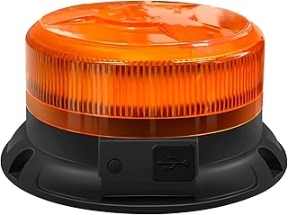 AnTom Magnetic Wireless Strobe Light Amber Warning Beacon Light for Trucks - Image 1