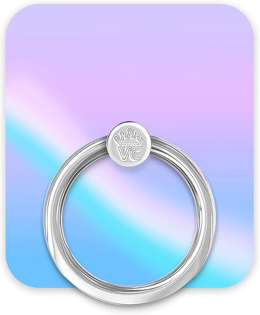Velvet Caviar Cell Phone Ring Holder - Finger Ring & Stand - Improves Phone Grip Compatible with iPhone, Galaxy and Most Cases (Except Silicone/Leather) - Nebula