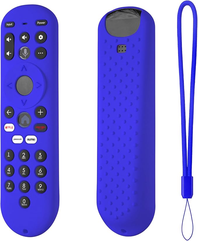 Hi Color Silicone Remote Control Cover for Xumo TV Remote Xumo Stream Box Voice Remote RC3401 Protective Case Sleeve (Blue)