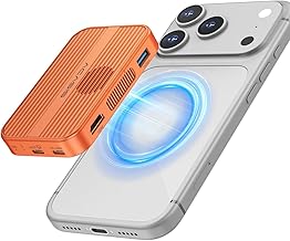 ACASIS 10Gbps Magnetic M.2 NVMe SSD Enclosure With 4K ProRes Recording M.2 EnclosureCompatible IPhone 17/16/15 Pro/Pro Max Magnetic SSD Enclosure with Cooling Fan For Video Editor/Blogger/Videographer - Image 1