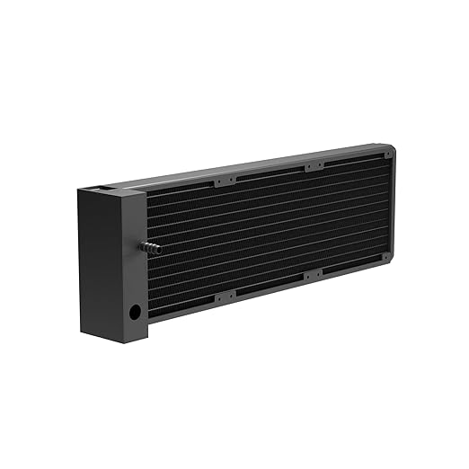 GAMDIAS 360mm AIO CPU Cooler & ARGB Liquid Cooler with Digital Display, Patented 4600RPM Pump, Clean Cable Design, 3X 120mm PWM Fan with MoBo Sync, Intel LGA 1700/1200, AMD AM5/AM4, CHIONE E4-360