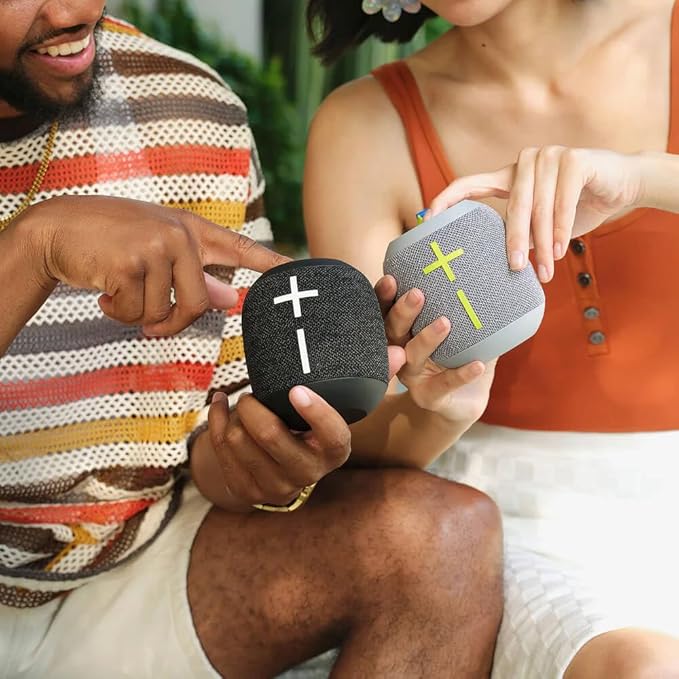 Ultimate Ears WONDERBOOM 4 Portable Waterproof Bluetooth Speaker with Big Bass and 360-Degree Sound, Dustproof Floating Speaker with 131ft (40m) Range- Black