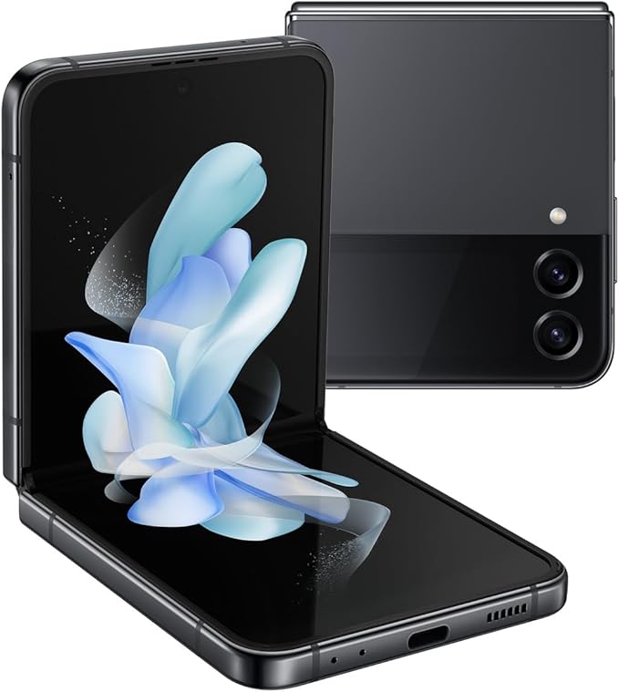 Samsung Galaxy Z Flip 4 5G, US Version, 512GB, Graphite - Unlocked (Renewed)