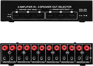 3 in 3 Out 300W Per Channel Speaker Amplifier Switcher - Image 1