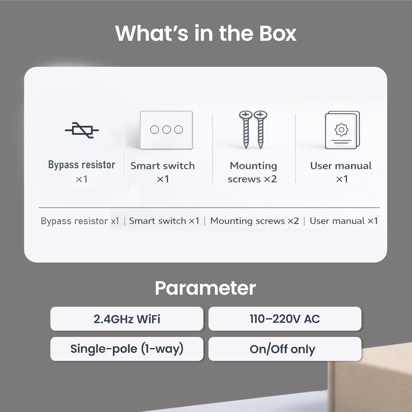 Smart Wi-Fi Light Switch – 3-Gang, No Neutral Wire Required, Alexa & Google Home