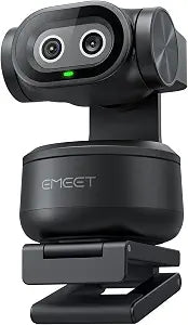 EMEET PIXY Dual-Camera PTZ Camera 2K, AI Tracking, PDAF&AI Autofocus 0.2s