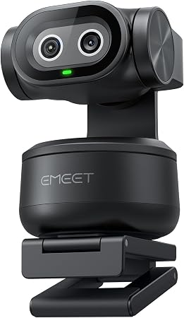 EMEET PIXY Dual-Camera PTZ Camera 2K, AI Tracking, PDAF&AI Autofocus 0.2s