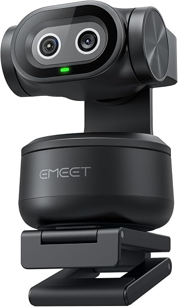 EMEET PIXY Dual-Camera PTZ Camera 2K, AI Tracking, PDAF&AI Autofocus 0.2s