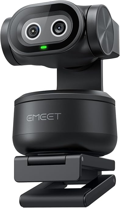 EMEET PIXY Dual-Camera PTZ Camera 2K, AI Tracking, PDAF&AI Autofocus 0.2s