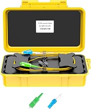 Fiber Optic OTDR Launch Cable Box, SC/APC-LC/UPC 1000M Single Mode - Image 1