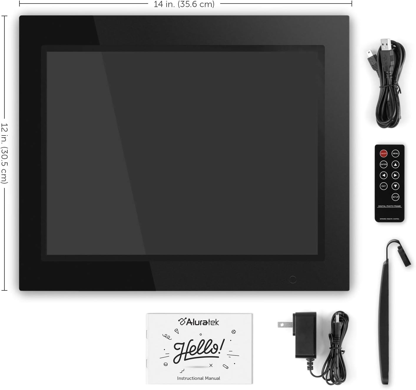 8" Smart Digital Photo Frame – Auto Slideshow, USB & SD Card