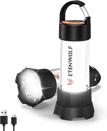 ETENWOLF 1000LM Portable Camping Lantern, 5000mAh Rechargeable Flashlight