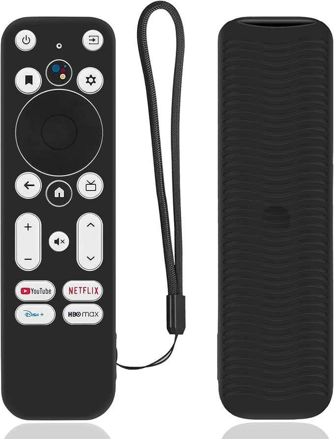 Cover for Onn Android Voice TV Remote, Shockproof Anti-Dirty Silicone Case Compatible with Onn TV 4K UHD Stick TV Box 100024646 100026240 Remote Washable an-ti Lost Anti-Slip Skin-Friendly
