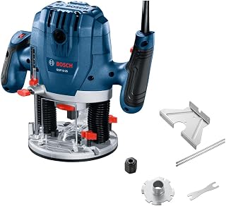 BOSCH GOF13-25 1-3/4 HP Mid-Size Plunge Router - 11,000 to 28,000 RPM, Ergonomic Design, With Detachable Parallel Guide - Image 1