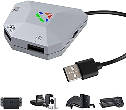 Keyboard and Mouse Adapter for Nintendo Switch, Xbox Series S/X, Xbox One, PS4/PS3, Switch Keyboard Mouse Converter Support Mouses Sensitivity/Aim Speed/Dead Zone Adjustment - Plug and Play - Image 1