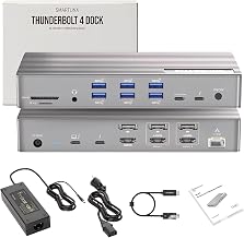 Thunderbolt 4 Docking Station Dual Monitor 21-in-1 USB-C Dock, 150W - Image 1