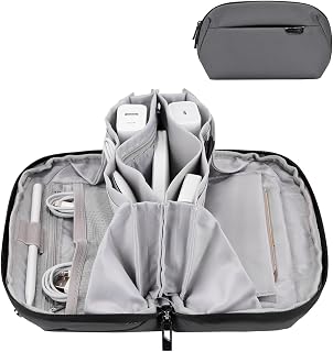 Dark Grey Travel Electronics Organizer Bag - Image 1