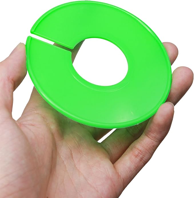 14PCs Closet Dividers for Clothes Round,Color Plastic Hanger Tags，Clothing Rack Dividers，Colorful Clothing Closet Rack Dividers Hangers,Closet Labels Reusable Wardrobe Hanger Separator（10 Colors）