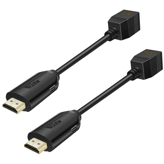Wiistar HDMI Extender Over Cat5e/6 HDMI to RJ45 Extender up to 60m/197ft
