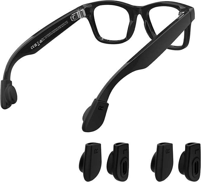 Eyeglass Ear Grip Compatible with Ray-Ban Meta Wayfarer/Skyler/Headliner & Gen 2 Smart Glasses Accessories, Anti-Slip Silicone Elastic Eyeglasses Retainers for RayBan Gen 2 Smart Glasses