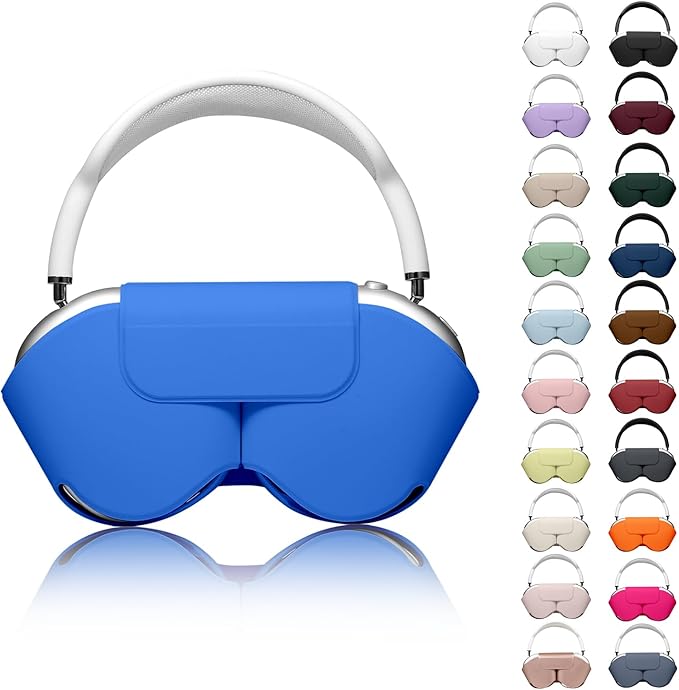 Smart Case Compatible for Airpods Max,Sleep Mode Compatible,Anti-Scratch and Anti-Dust, Portable Carry Travel Case for Apple Airpod Max, Headphone case. (Navy Blue 3)