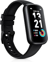 Fitness Tracker Smart Watch, 1.47" Full Touch Health Tracker with 24/7 Heart Rate & Blood Oxygen Monitor, Sleep Tracker, 3ATM Waterproof Step Tracker Activity Tracker for Women Men, Deep Black - Image 1