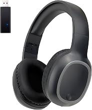 Bluetooth Headphones for TV & PC with USB Transmitter & 3.5mm(Black) - Image 1