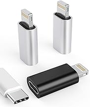 zoyuzan 3Pack USB C Female to Lightning Male Adapter for iPhone 12/11/8 X XR/XS/SE/7Plus/Pro Max Ipad Air Mini Type Compatible with Charging Support Data Transmission Connect - Image 1