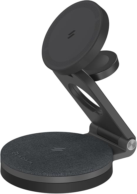 ADAM elements Mag 360 Qi2 3-in-1 Foldable Magnetic Charging Station, 15W Fast Wireless Charger for iPhone 17 16 15 14 13 12 Series, Apple Watch & AirPods - Image 5