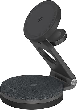 ADAM elements Mag 360 Qi2 3-in-1 Foldable Magnetic Charging Station, 15W Fast Wireless Charger for iPhone 17 16 15 14 13 12 Series, Apple Watch & AirPods - Image 2
