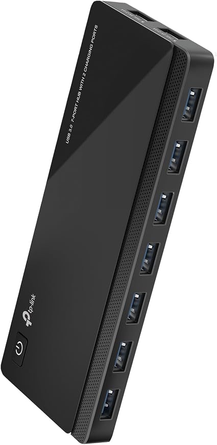 TP-Link Powered USB Hub - 7 USB 3.0 Data Ports & 2 Smart Charging USB Ports