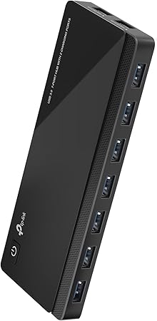 TP-Link Powered USB Hub - 7 USB 3.0 Data Ports & 2 Smart Charging USB Ports