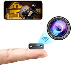 Wi-Fi Camera 1080P HD Smart Home Cameras Mini Cameras Cam with Motion Sensor Night Vision App Control Cellphone Control No Battery No Need Wi-Fi