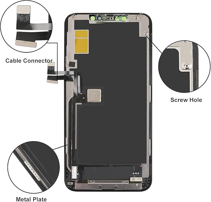 LL TRADER Screen Replacement for iPhone 11 Pro Max 6.5" LCD Retina Display Touch Screen Digitiser with Repair Tool Kits 2025 New Model