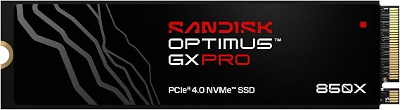 Sandisk Optimus GX PRO 850X 4TB NVMe SSD, PCIe 4.0, M.2 2280