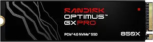Sandisk Optimus GX PRO 850X 4TB NVMe SSD, PCIe 4.0, M.2 2280