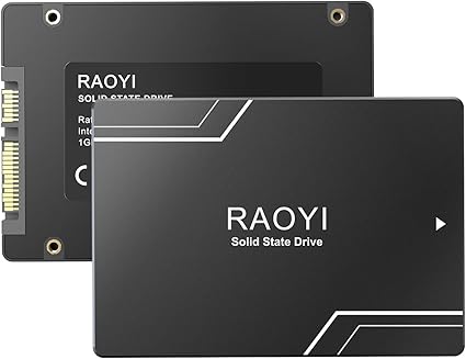 RAOYI 128GB Internal SSD SATA III 2.5” Solid State Drive 3D NAND Flash Advanced SSD Hard Drive Up to 450MB/s SATA 3 SSD Upgrade Performance for PC Laptop