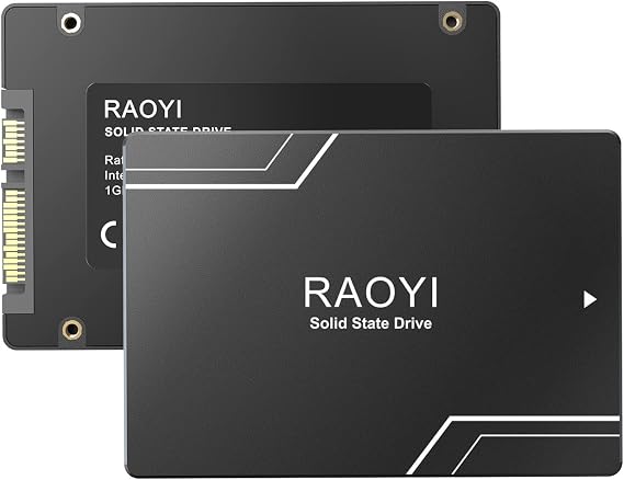 RAOYI 256GB Internal SSD SATA III 6Gb/s 2.5” Solid State Drive 3D NAND Flash Advanced SSD Hard Drive Up to 550MB/s SATA 3 SSD Upgrade Performance for PC Laptop