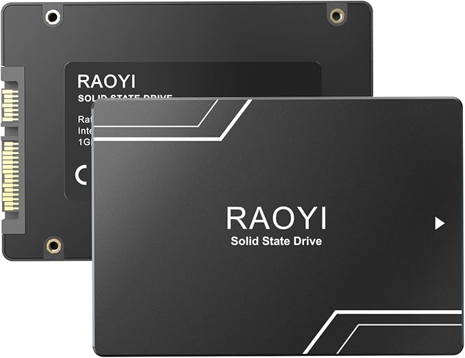 RAOYI 256GB Internal SSD SATA III 6Gb/s 2.5” Solid State Drive 3D NAND Flash Advanced SSD Hard Drive Up to 550MB/s SATA 3 SSD Upgrade Performance for PC Laptop