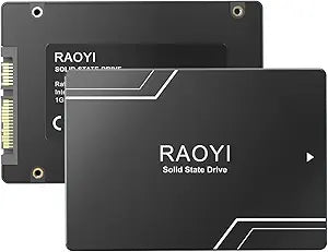 RAOYI 128GB Internal SSD SATA III 2.5” Solid State Drive 3D NAND Flash Advanced SSD Hard Drive Up to 450MB/s SATA 3 SSD Upgrade Performance for PC Laptop