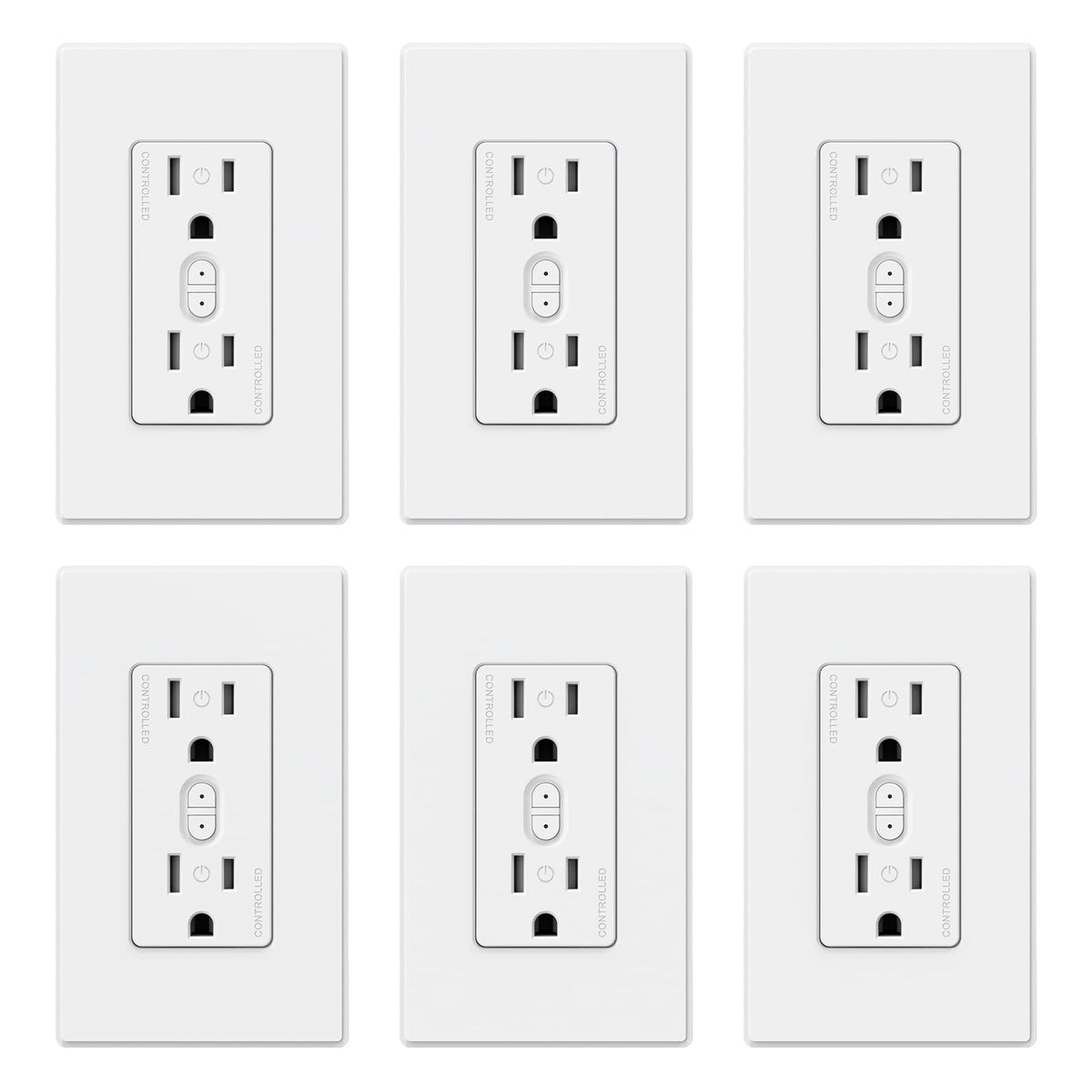 ELEGRP Smart Plug, Smart in-Wall Outlet Compatible - Image 1