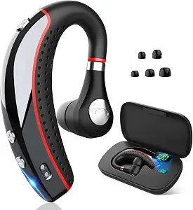 Bluetooth Headset V5.3, Wireless Earpiece with Mic for Work