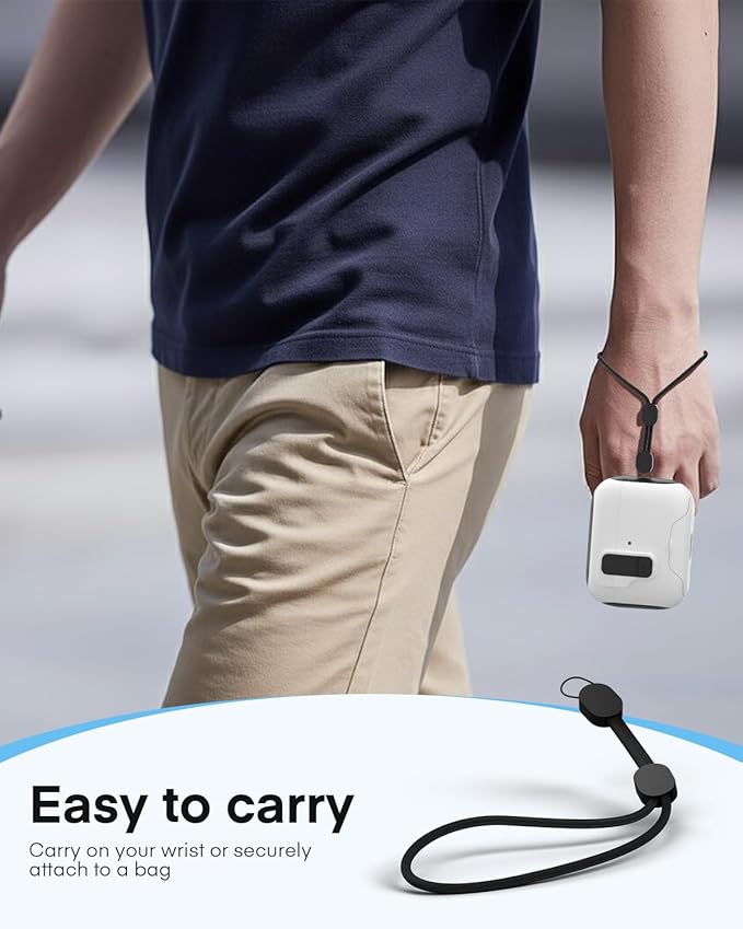 Maxjoy for AirPods Pro 3 Protective Case with Cleaning Kit, Military Hard Case with Lock Shock-Absorbing, White
