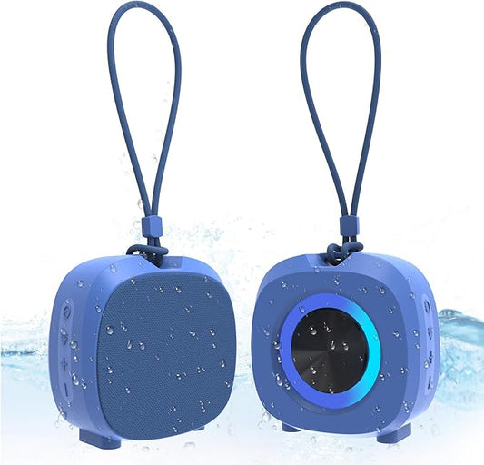 Portable Bluetooth Speakers, RGB Lights TWS Speakers，Wireless IPX5 Waterproof Mini Speaker with Loud Stereo Sound,15 Hours Playtime, Rechargeable Battery.