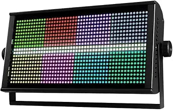 MINGJIE 500W RGBW LED Strobe Light, DMX512 Stage Blinder