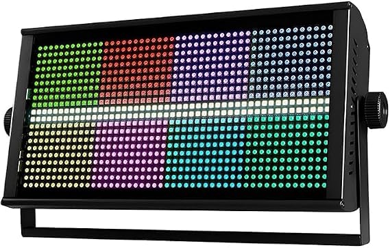 MINGJIE 500W RGBW LED Strobe Light, DMX512 Stage Blinder