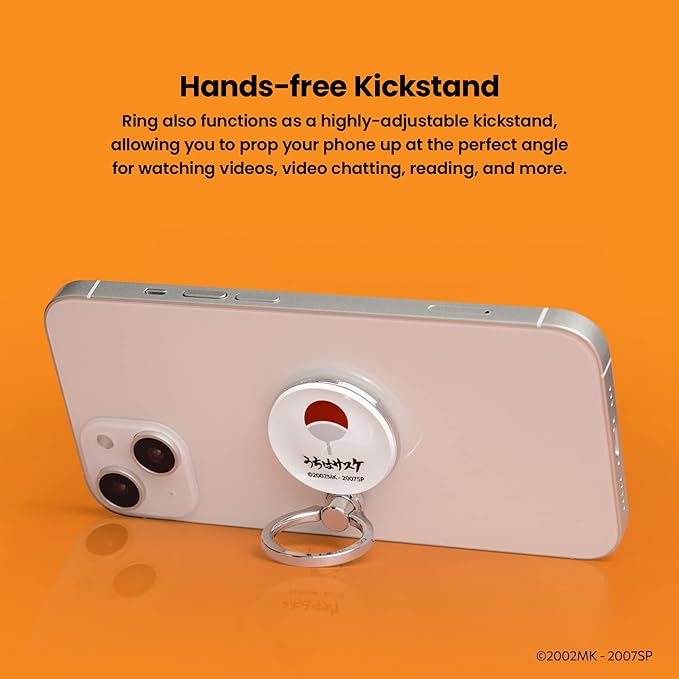 iFace Naruto Shippuden Anime Licensed Collection Universal Smartphone Ring Holder Kickstand Accessory ??Stick On Phone Stand/Hand Gripper Compatible with iPhone, Samsung Galaxy, etc. - Uchiha Symbol