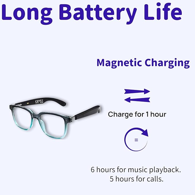 Smart Bluetooth Glasses, Sunglasses with UV and Blue Light Protection, AI Real-time Translation with 140 Languages, Touch Control, Music & Call for Athletic/Outdoor, Unisex (Green)