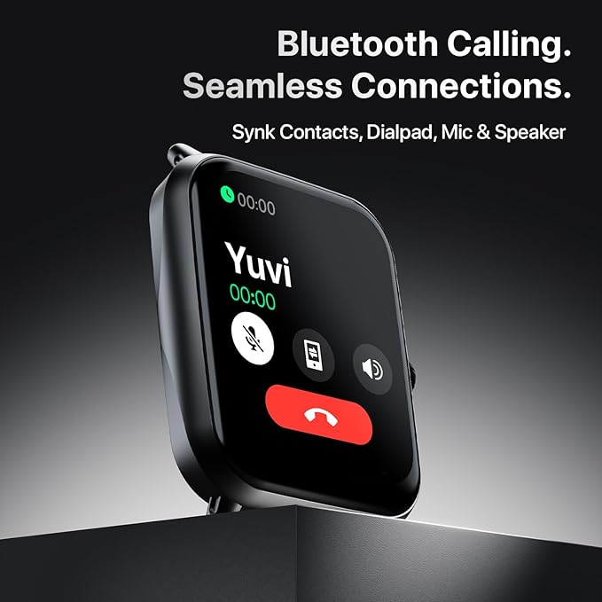 Fire-Boltt Ninja Call Pro Plus 46.48mm (1.83 inch) Smart Watch with Bluetooth Calling, AI Voice Assistance, 120 Sports Modes IP67 Rating, 240 * 280 Pixel High Resolution (Black)
